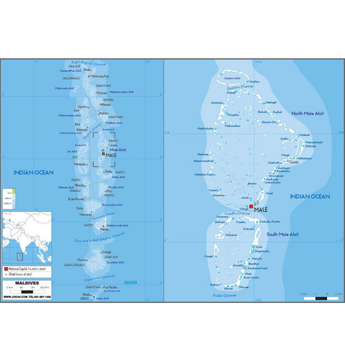 몰디브(maldives map)지도