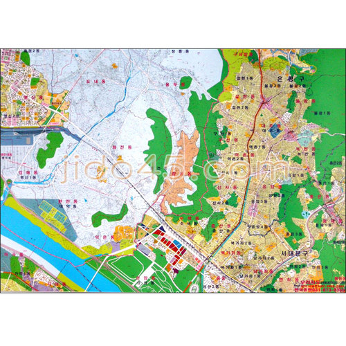 서울시 종합도 1:10,000 벽도면 4호 (서대문구/은평구/마포구/고양시)지도