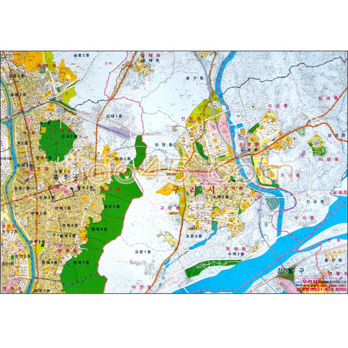 서울시 종합도 1:10,000 벽도면 6호 (중랑구/구리시)지도